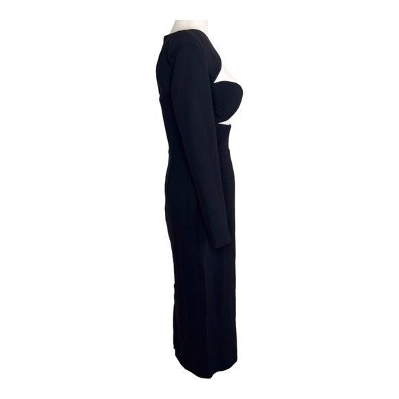 Alex Perry Page Cut Out Midi Long Sleeve Dress - Picture 3 of 9